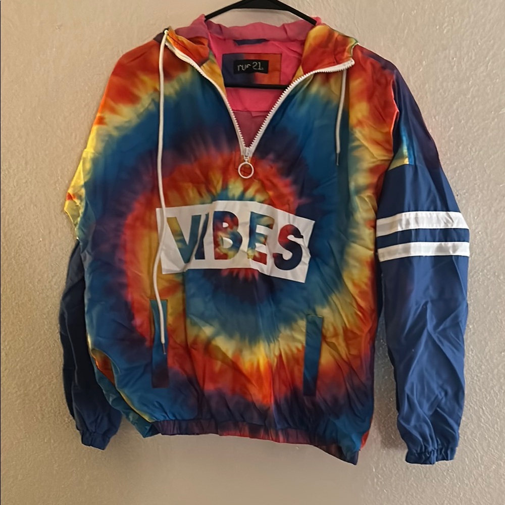 Rue21 Tie-Dye Vibes Windbreaker